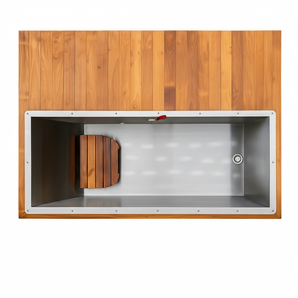 TimberChill Glacier Pro Cedar Cold Plunge